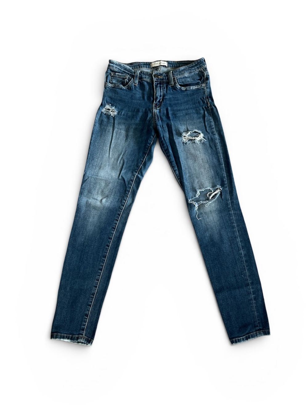Flying Monkey distressed skinny jeans